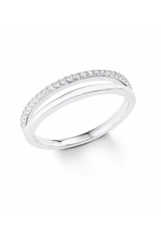 s.Oliver Silbering mit Zirkonia - silber s.Oliver Silbering mit Zirkonia - silber