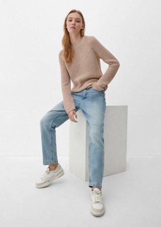 s.Oliver Pullover aus Strick - sandfarben s.Oliver Pullover aus Strick - sandfarben