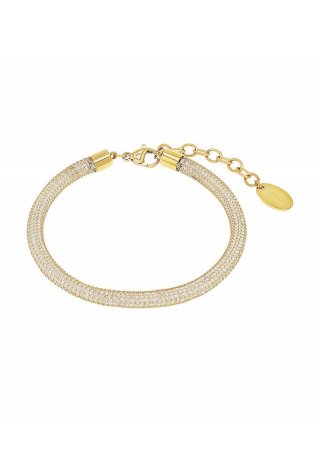 s.Oliver Armband mit Zirkonia-Steinen - gold s.Oliver Armband mit Zirkonia-Steinen - gold