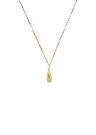 s.Oliver Edelstahlkette mit Anhänger - gold s.Oliver Edelstahlkette mit Anhänger - gold