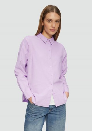 s.Oliver Cordbluse im Relaxed Fit mit Naht-Details - lavendel s.Oliver Cordbluse im Relaxed Fit mit Naht-Details - lavendel