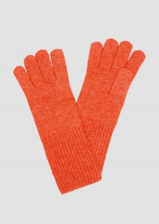 s.Oliver Gestrickte Handschuhe aus Wollmix - orange s.Oliver Gestrickte Handschuhe aus Wollmix - orange