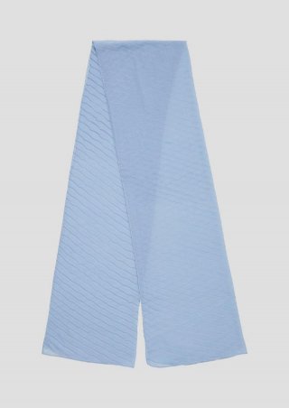 s.Oliver Tuch mit Plisseefalten - blassblau s.Oliver Tuch mit Plisseefalten - blassblau