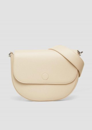 s.Oliver Crossbody-Bag mit Logo auf dem längenverstellbarem Gurt - beige s.Oliver Crossbody-Bag mit Logo auf dem längenverstellbarem Gurt - beige