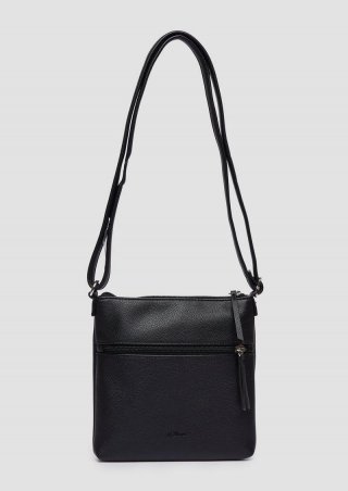 s.Oliver Modische Citybag mit längenverstellbarem Schulterriemen - schwarz s.Oliver Modische Citybag mit längenverstellbarem Schulterriemen - schwarz
