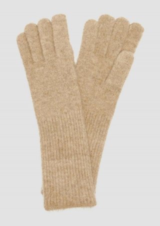s.Oliver Strickhandschuhe aus Wollmix - hellbraun s.Oliver Strickhandschuhe aus Wollmix - hellbraun