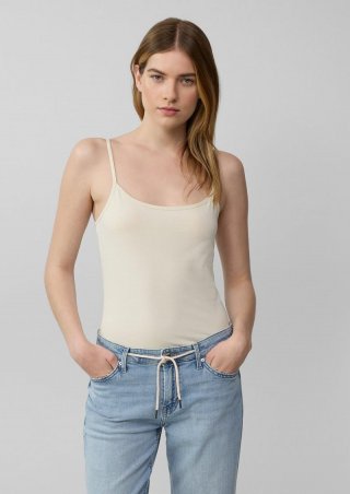 s.Oliver Slim-Fit-Top aus Baumwollmix mit verstellbaren Spaghettiträgern - natur s.Oliver Slim-Fit-Top aus Baumwollmix mit verstellbaren Spaghettiträgern - natur