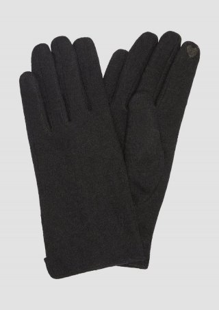 s.Oliver Wollmix-Handschuhe mit Touch-Funktion - schwarz s.Oliver Wollmix-Handschuhe mit Touch-Funktion - schwarz