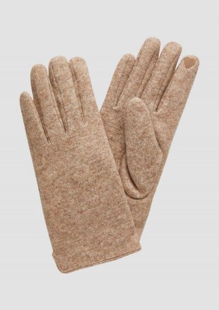 s.Oliver Handschuhe aus Wollmix - hellbraun s.Oliver Handschuhe aus Wollmix - hellbraun