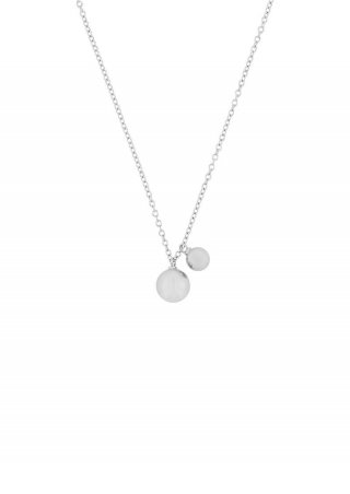 s.Oliver Silber-Halsskette mit Anhänger - silber s.Oliver Silber-Halsskette mit Anhänger - silber