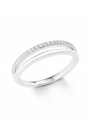 s.Oliver Silbering mit Zirkonia - silber s.Oliver Silbering mit Zirkonia - silber