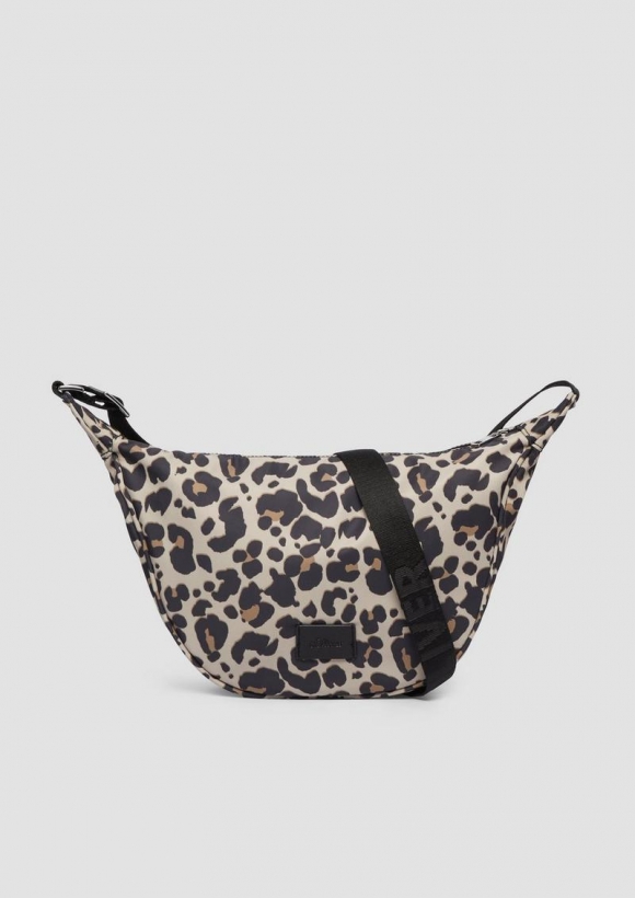 s.Oliver Crossbody-Bag mit Leo-Muster - helles beige s.Oliver Crossbody-Bag mit Leo-Muster - helles beige