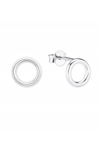 s.Oliver Ohrringe Karma-Kreise aus Silber - silber s.Oliver Ohrringe Karma-Kreise aus Silber - silber