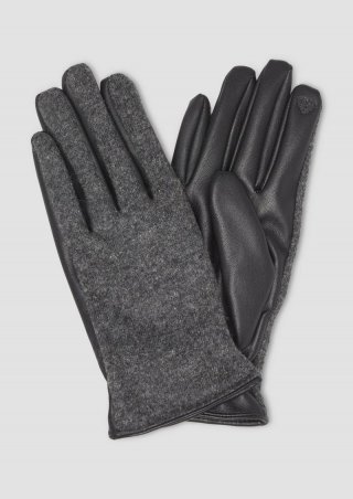 s.Oliver Wollmix-Handschuhe mit Touch-Funktion - graphit s.Oliver Wollmix-Handschuhe mit Touch-Funktion - graphit
