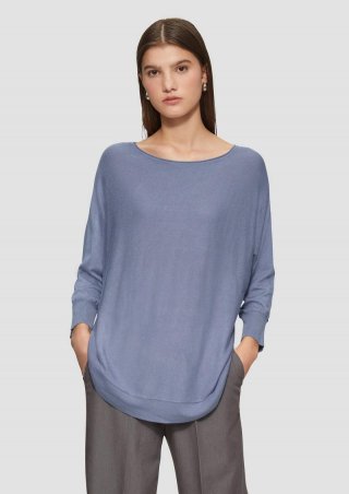 s.Oliver Strickpullover mit Fledermausärmeln - blassblau s.Oliver Strickpullover mit Fledermausärmeln - blassblau