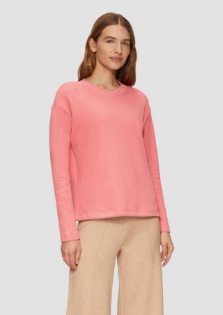 s.Oliver Weiches Sweatshirt mit gebrushter Oberfläche - papaya s.Oliver Weiches Sweatshirt mit gebrushter Oberfläche - papaya