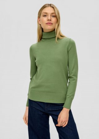 s.Oliver Strickpullover aus Viskosemix - grün s.Oliver Strickpullover aus Viskosemix - grün