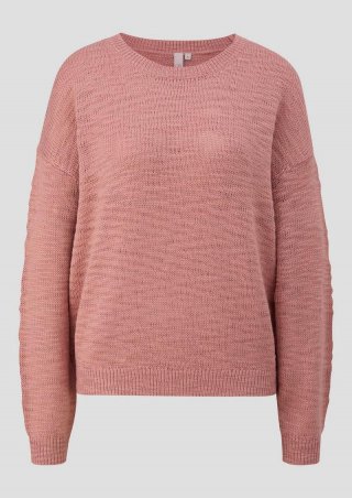 s.Oliver Strickpullover mit Strukturmuster - altrosa s.Oliver Strickpullover mit Strukturmuster - altrosa