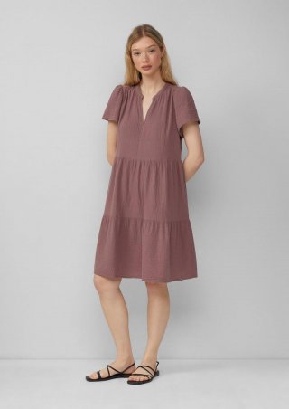 s.Oliver Volantkleid aus Musselin - lavendel s.Oliver Volantkleid aus Musselin - lavendel