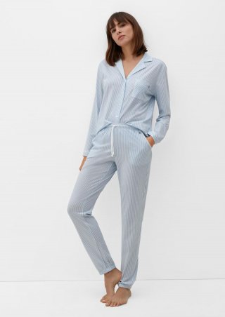 s.Oliver Klassische Pyjamahose - hellblau s.Oliver Klassische Pyjamahose - hellblau