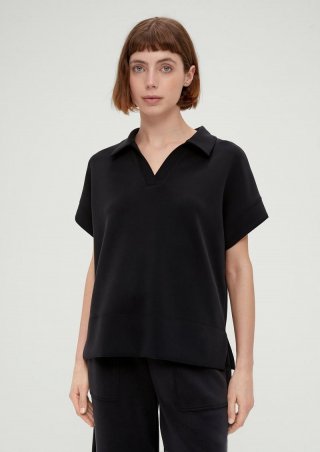 s.Oliver Sweatshirt aus Modalmix - schwarz s.Oliver Sweatshirt aus Modalmix - schwarz