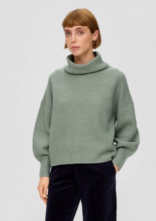 s.Oliver Oversized Strickpullover - salbeigrün s.Oliver Oversized Strickpullover - salbeigrün