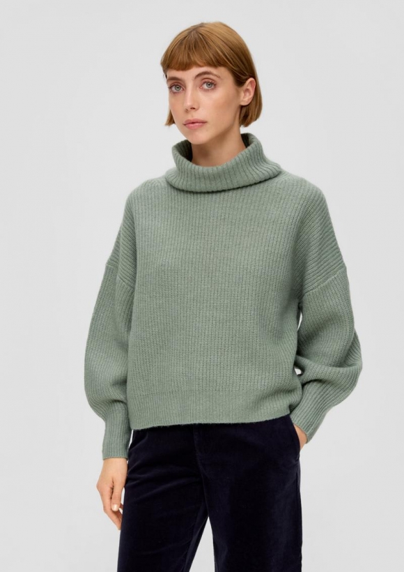 s.Oliver Oversized Strickpullover - salbeigrün s.Oliver Oversized Strickpullover - salbeigrün