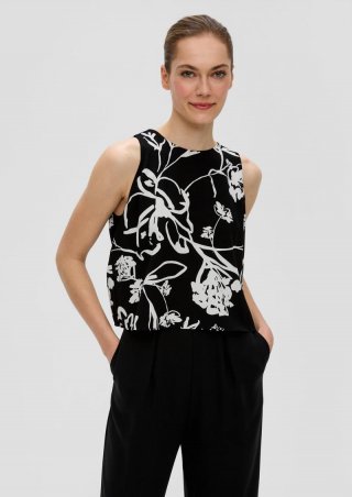 s.Oliver Jumpsuit aus Crêpe - schwarz s.Oliver Jumpsuit aus Crêpe - schwarz