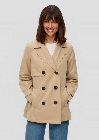 s.Oliver Cabanjacke aus Baumwollmix - beige s.Oliver Cabanjacke aus Baumwollmix - beige