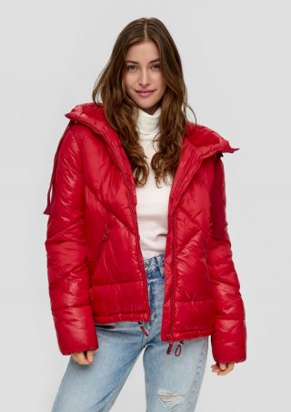 s.Oliver Steppjacke im Fabricmix - chilirot s.Oliver Steppjacke im Fabricmix - chilirot