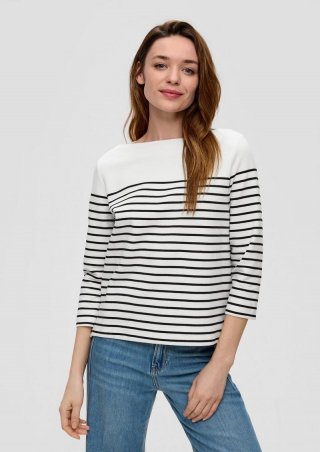 s.Oliver Strickpullover aus Baumwollstretch - schwarz s.Oliver Strickpullover aus Baumwollstretch - schwarz