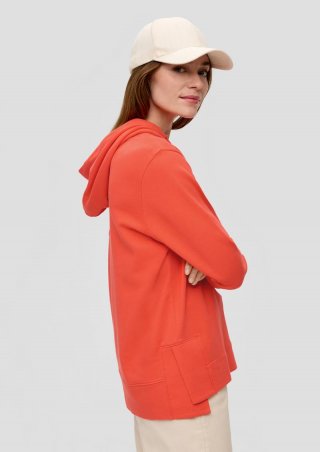 s.Oliver Hoodie aus weicher Baumwolle - koralle s.Oliver Hoodie aus weicher Baumwolle - koralle