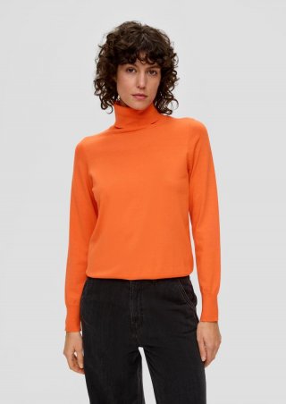 s.Oliver Strickpullover aus Viskosemix - orange s.Oliver Strickpullover aus Viskosemix - orange
