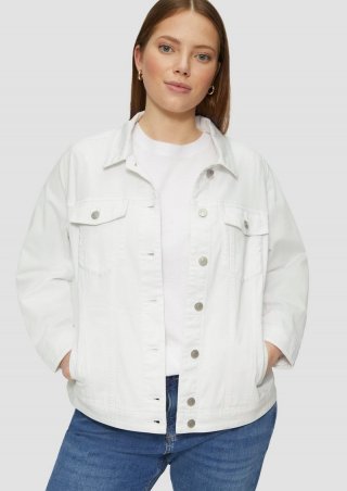 s.Oliver Jeansjacke im Slim Fit - weiß s.Oliver Jeansjacke im Slim Fit - weiß