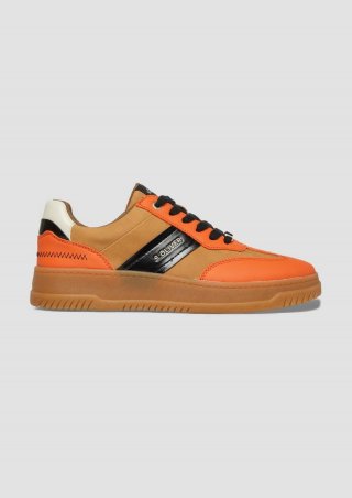 s.Oliver Schnürer mit Kontrast-Details - orange s.Oliver Schnürer mit Kontrast-Details - orange