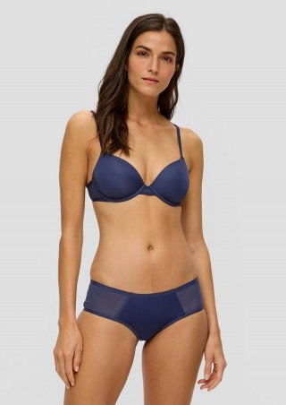 s.Oliver Slip mit Mesh-Einsatz - tiefblau s.Oliver Slip mit Mesh-Einsatz - tiefblau