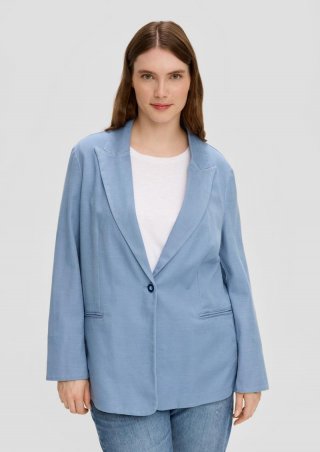 s.Oliver Blazer aus Twill - hellblau s.Oliver Blazer aus Twill - hellblau