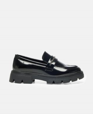 s.Oliver Loafer in Lackleder-Optik - schwarz s.Oliver Loafer in Lackleder-Optik - schwarz