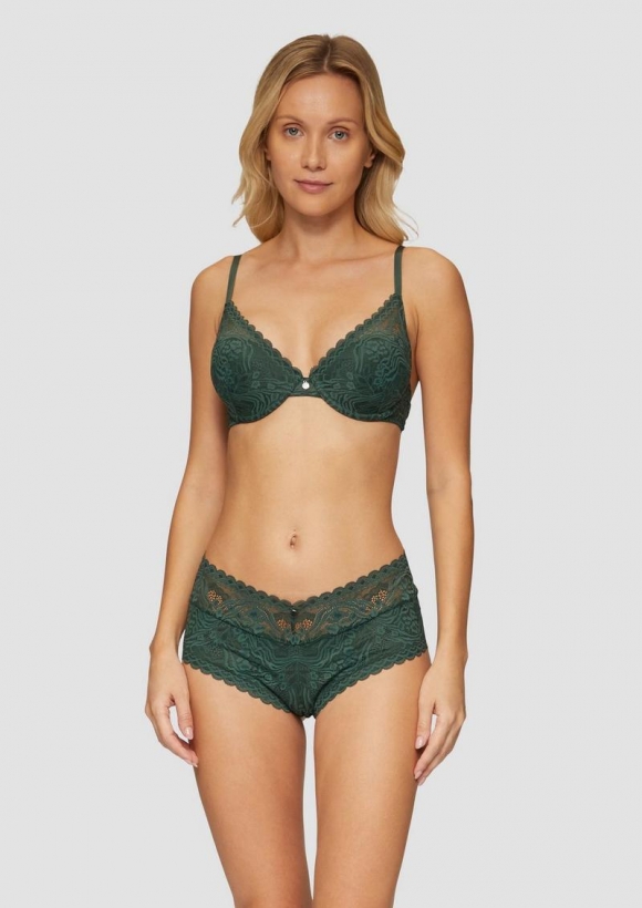 s.Oliver Push-Up-BH mit Spitzen-Detail - grün s.Oliver Push-Up-BH mit Spitzen-Detail - grün