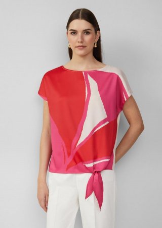 s.Oliver Blusenshirt mit Knotendetail - pink s.Oliver Blusenshirt mit Knotendetail - pink