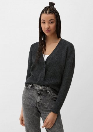 s.Oliver Cardigan aus Strick - schwarz s.Oliver Cardigan aus Strick - schwarz