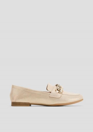 s.Oliver Loafer aus Ziegenleder - champagner s.Oliver Loafer aus Ziegenleder - champagner