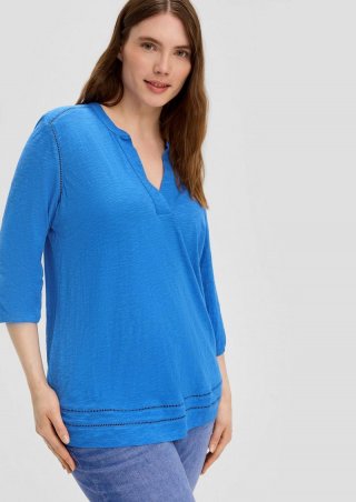 s.Oliver 3/4-Arm-Bluse aus Viskosestretch - royalblau s.Oliver 3/4-Arm-Bluse aus Viskosestretch - royalblau