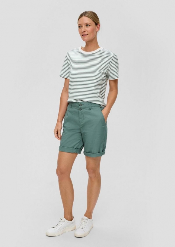 s.Oliver Regular: Shorts aus Baumwollstretch - petrol s.Oliver Regular: Shorts aus Baumwollstretch - petrol