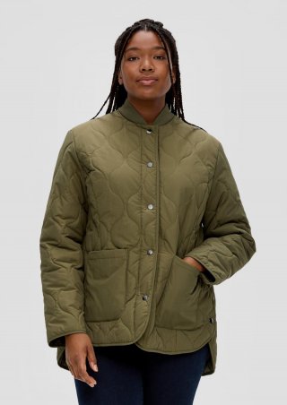 s.Oliver Steppjacke mit Stehkragen - olivgrün s.Oliver Steppjacke mit Stehkragen - olivgrün