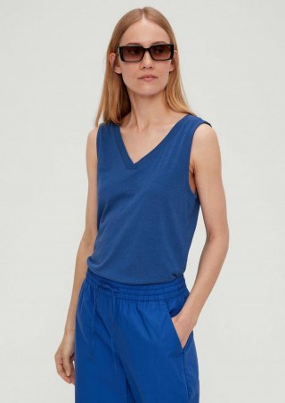 s.Oliver Top aus Modalmix - royalblau s.Oliver Top aus Modalmix - royalblau