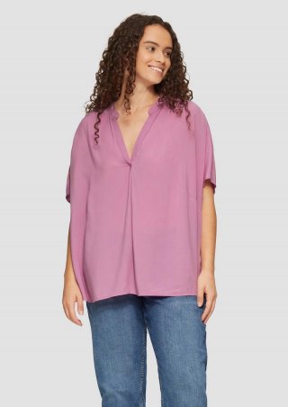 s.Oliver Loose-Fit-Bluse mit Stehkragen - lavendel s.Oliver Loose-Fit-Bluse mit Stehkragen - lavendel