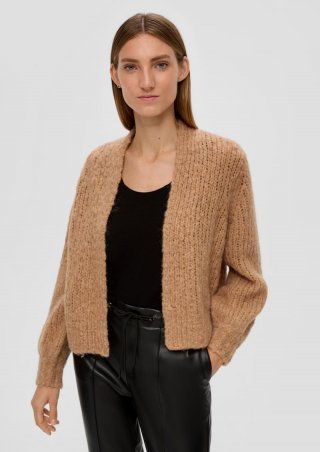 s.Oliver Cardigan aus Wollmix - senf s.Oliver Cardigan aus Wollmix - senf