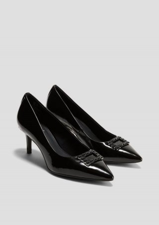 s.Oliver Pumps in Metallic-Optik - schwarz s.Oliver Pumps in Metallic-Optik - schwarz