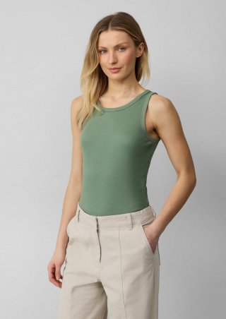 s.Oliver Elastisches Top mit Rippstruktur - salbeigrün s.Oliver Elastisches Top mit Rippstruktur - salbeigrün
